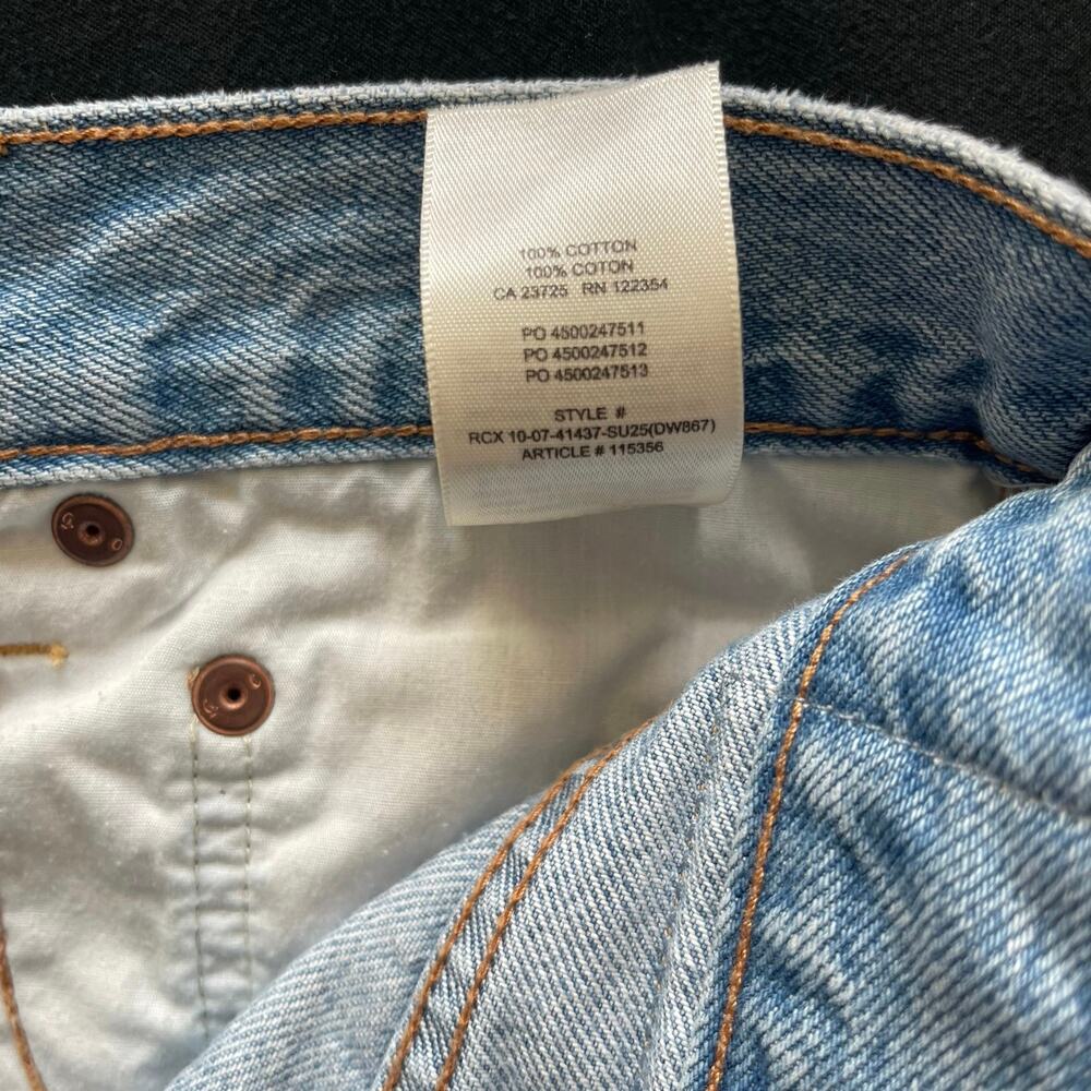 Denim Forum The '90s Ricci Denim Skirt 7 Yrs Bleu Taboo - Size 28 - Picture 7 of 7